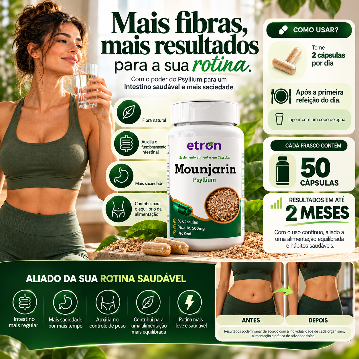 Imagem original fornecida pelo fabricante com frasco e orientação de uso